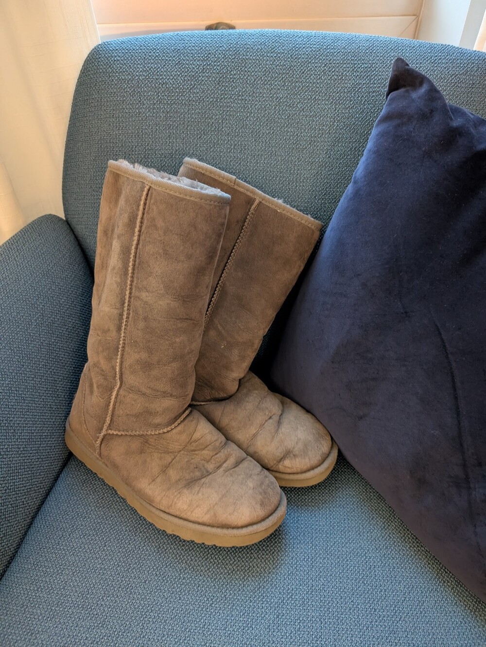 Ugg Classic Tall Gray Boots Size 9